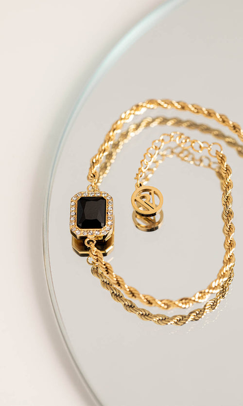 Paul Valentine Pavé Emerald Black Bracelet Wochenangebot