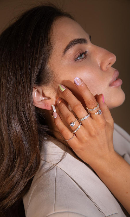 Paul Valentine Brilliant Oval Ring Bis zu 60% Rabatt