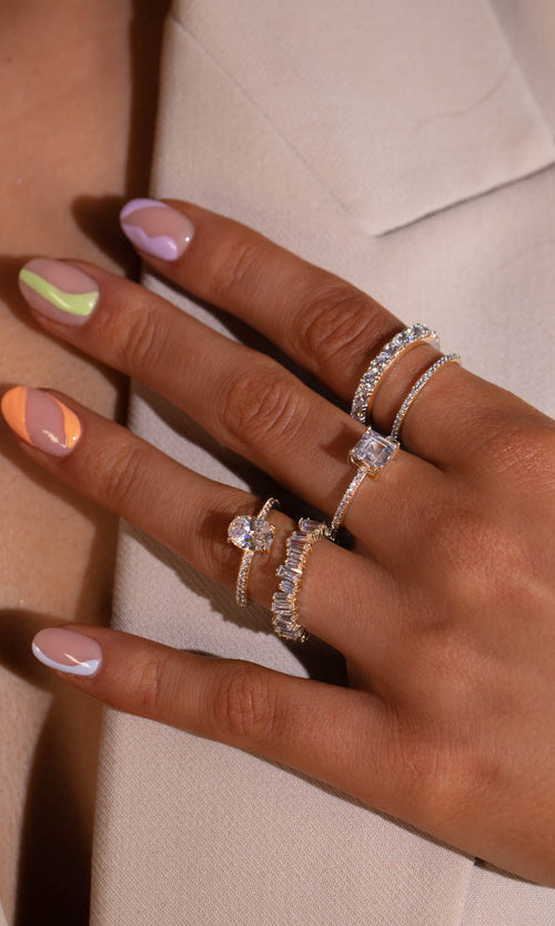 Paul Valentine Brilliant Oval Ring Bis zu 60% Rabatt