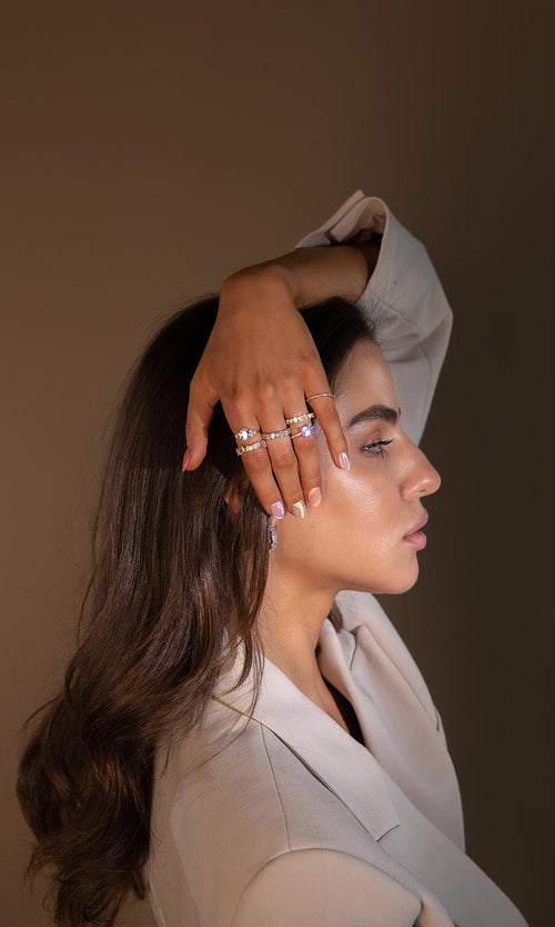 Paul Valentine Brilliant Quadra Ring Bis zu 65% Rabatt
