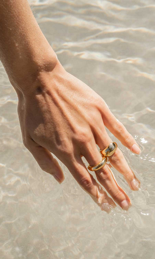 Paul Valentine Chunky Fluent Ring Clearance-Verkauf
