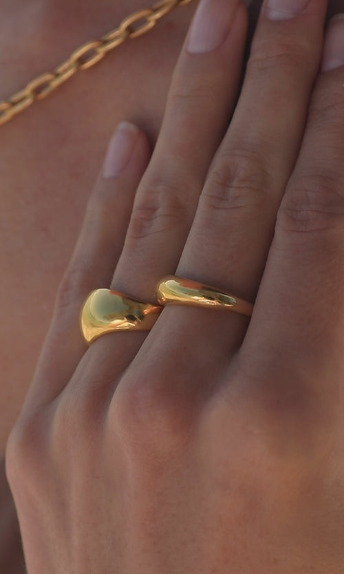 Paul Valentine Chunky Fluent Ring Clearance-Verkauf