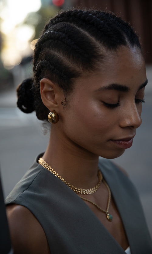 Paul Valentine Avenue Chunky Hoops Bestseller