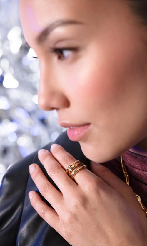 Paul Valentine Molten Triple Ring Tägliche Deals
