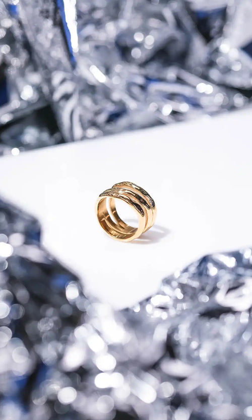 Paul Valentine Molten Triple Ring Tägliche Deals