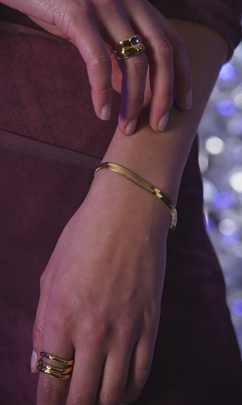 Paul Valentine Molten Sleek Bracelet VIP-Rabatte