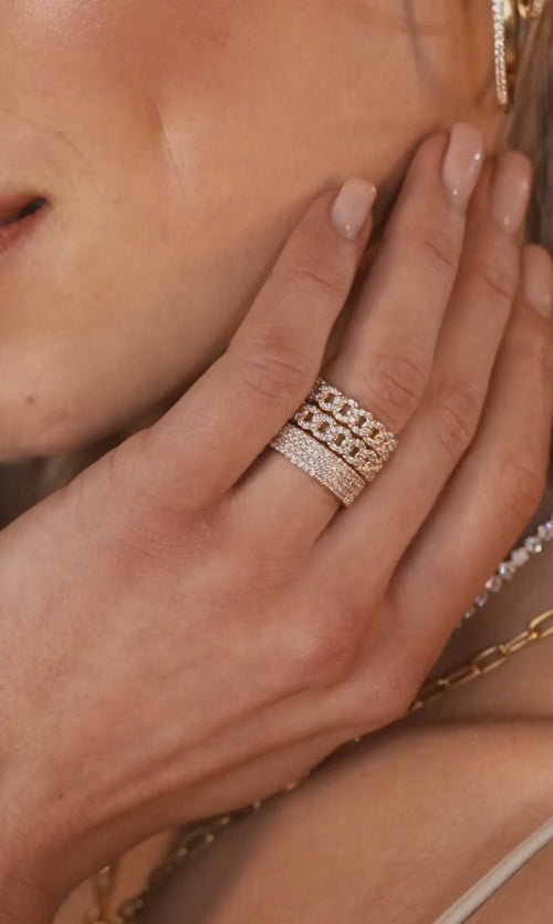 Paul Valentine Éclat Pavé Ring Letzte 3 Tage