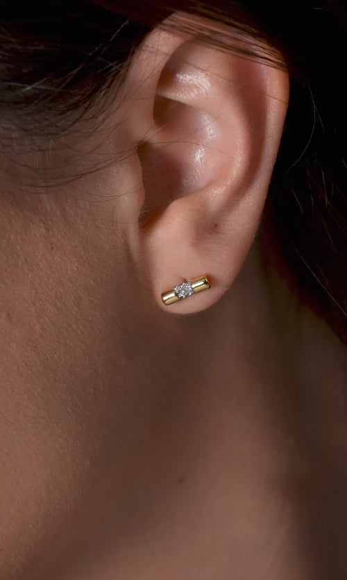 Paul Valentine Pure Ohrstecker 14k vergoldet Nur für heute
