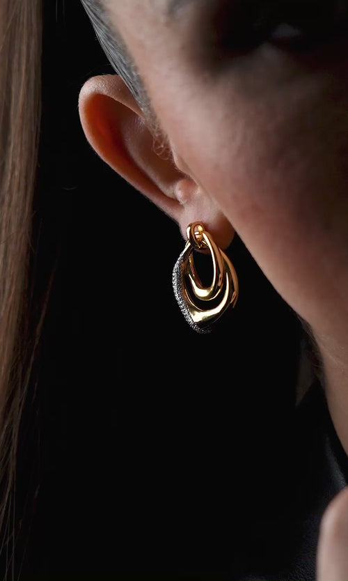 Paul Valentine Crystal Galaxy Earrings Vierteljährliche Förderung