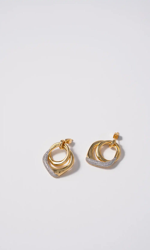 Paul Valentine Crystal Galaxy Earrings Vierteljährliche Förderung