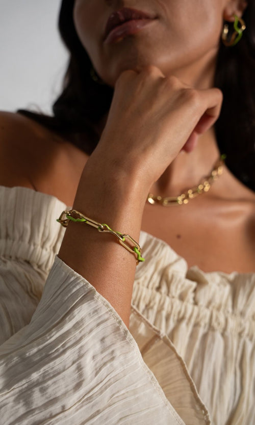 Paul Valentine Wave Rush Enamel Bracelet im Angebot