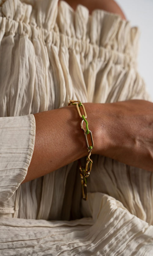 Paul Valentine Wave Rush Enamel Bracelet im Angebot