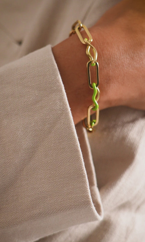 Paul Valentine Wave Rush Enamel Bracelet im Angebot