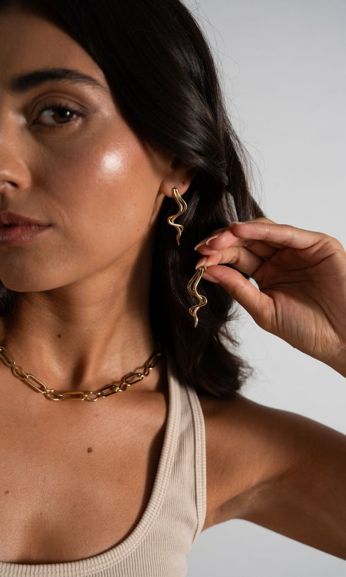 Paul Valentine Wave Rush Earrings Günstiger Verkauf
