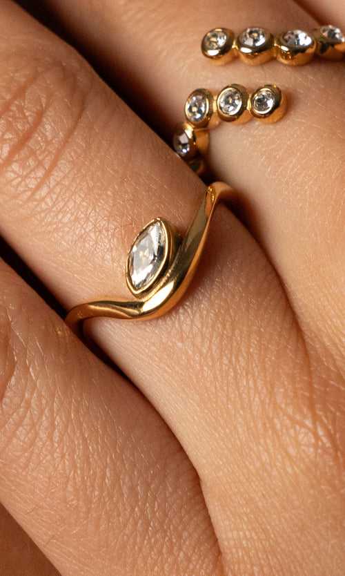 Paul Valentine Adorn Ring Marquise Jubiläumsangebot