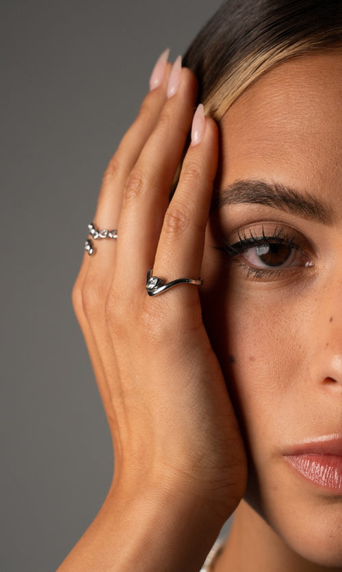 Paul Valentine Adorn Ring Marquise Bestseller