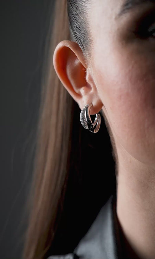 Paul Valentine Crystal Galaxy Hoops Tiefpreis