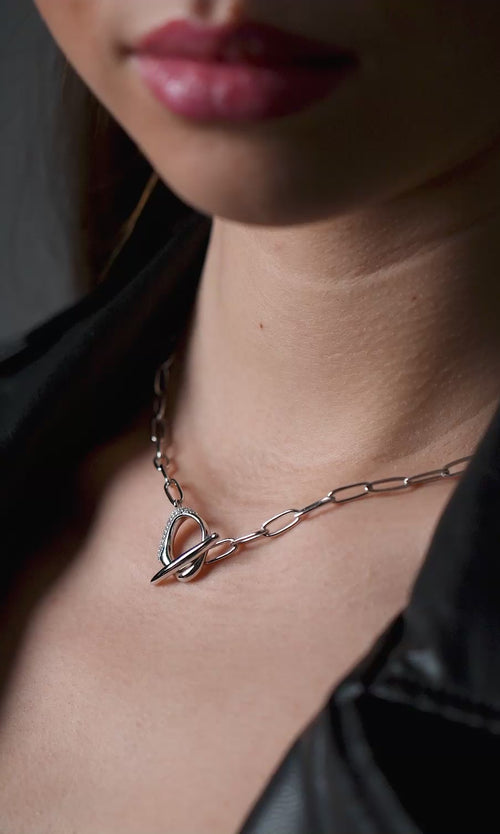 Paul Valentine Crystal Galaxy Necklace Kostenlose Rückgabe