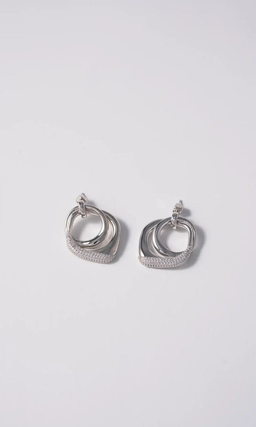 Paul Valentine Crystal Galaxy Earrings Begrenzte Freigabe