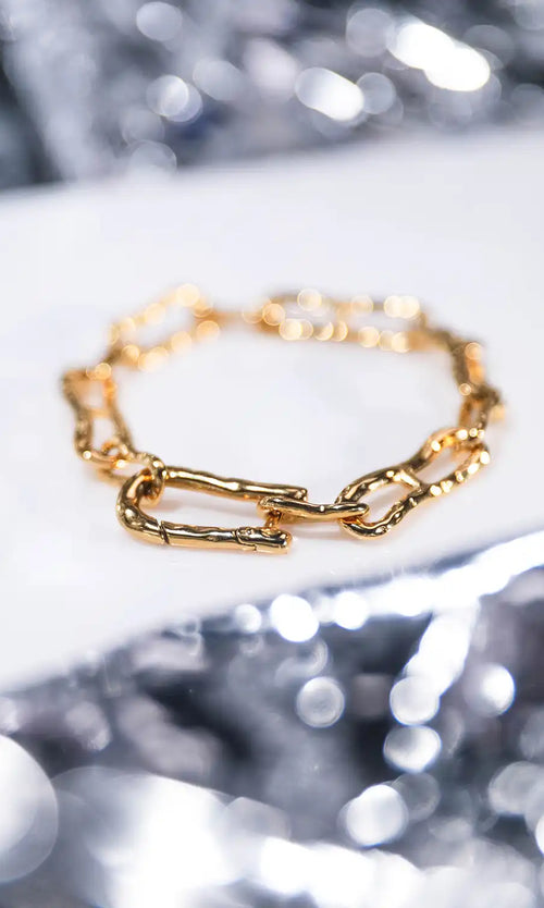 Paul Valentine Molten Chunky Bracelet Bis zu 65% Rabatt