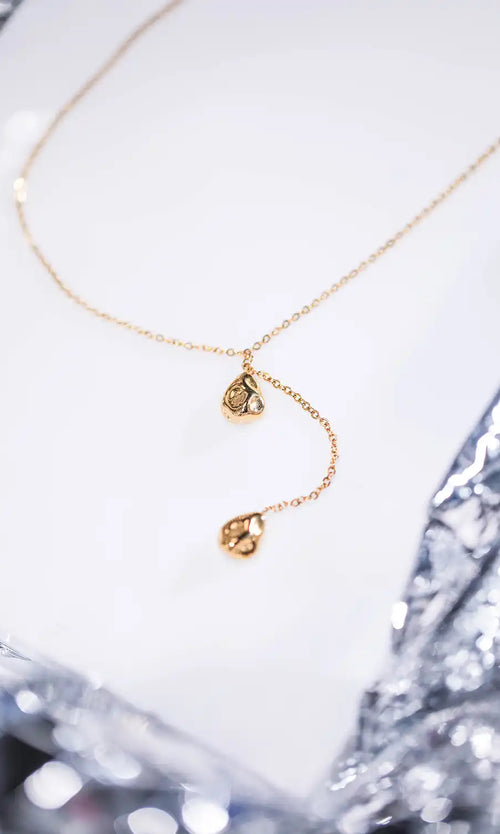 Paul Valentine Molten Y-Necklace Riesige Rabatte