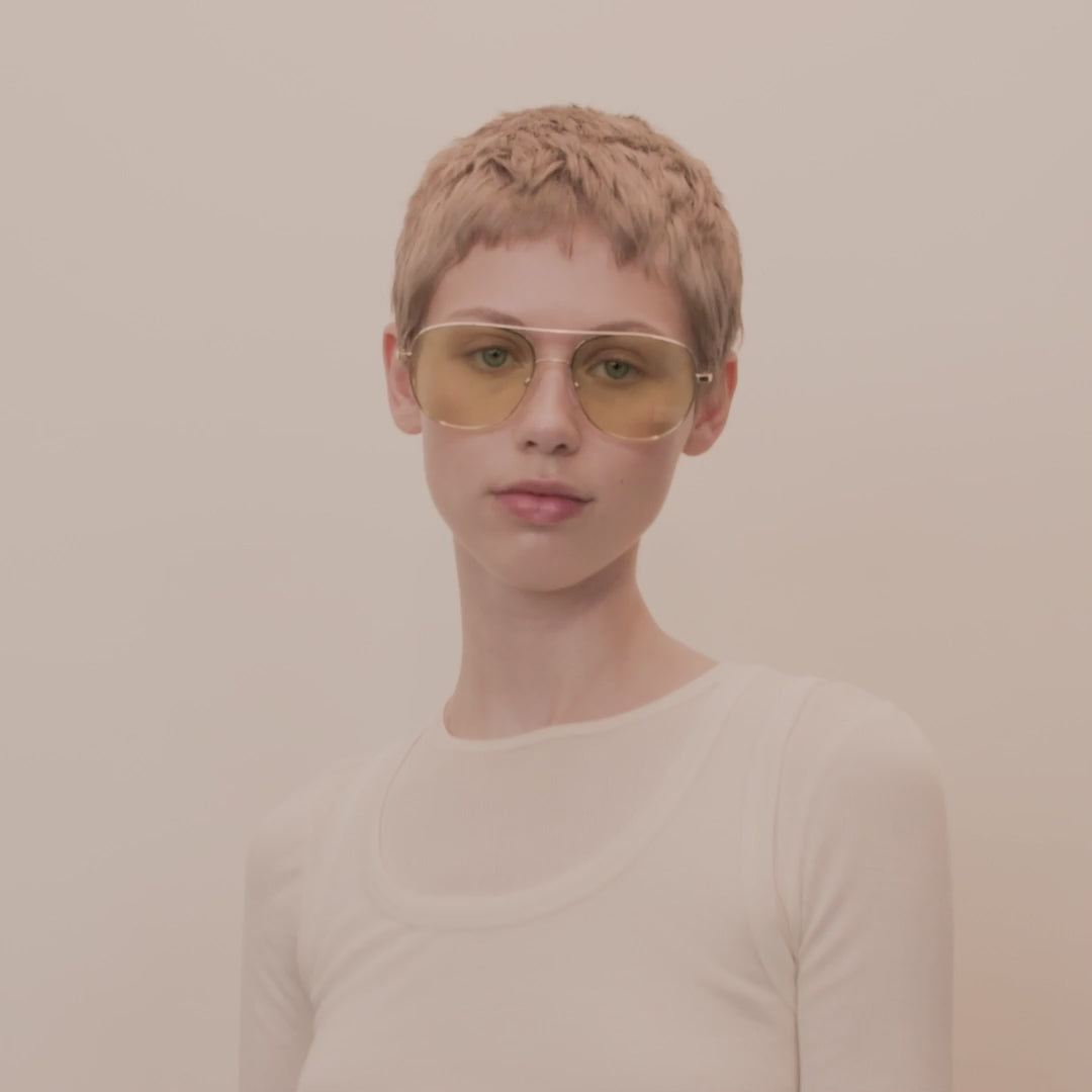 Pilgrim DALLAS Sonnenbrille Gelb/Gold Versandkostenfrei