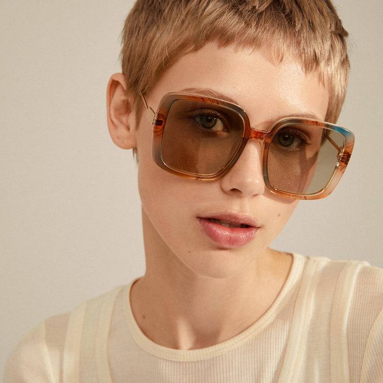 Pilgrim ALIET Sonnenbrille Mehrfarbig/Gold Preisnachlass