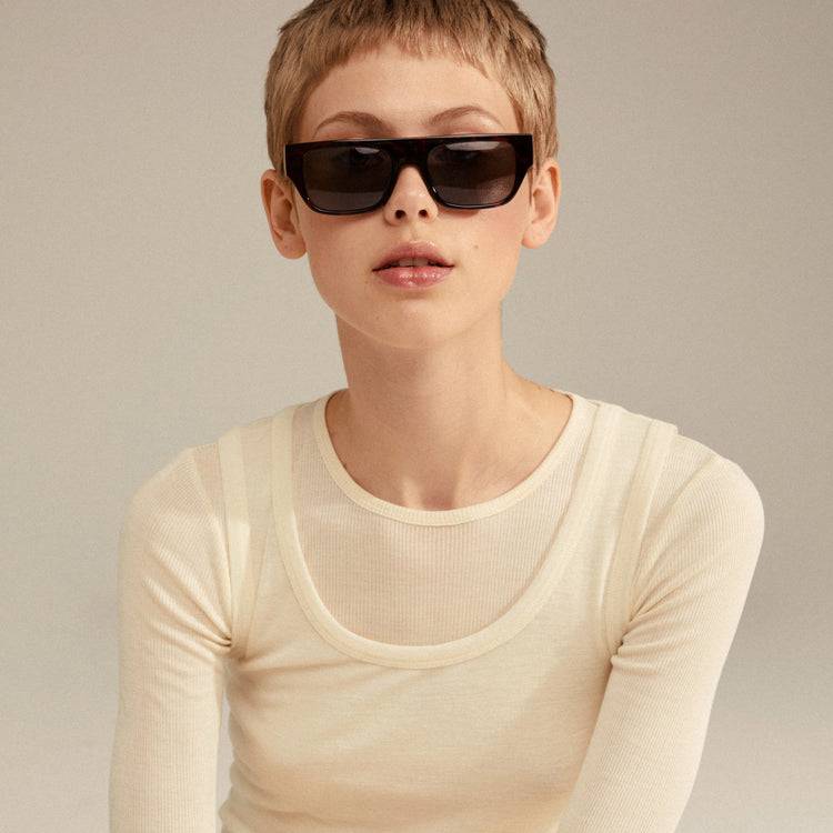 Pilgrim ENIEL Recycelte Sonnenbrille Schildpatt-Braun/Gold Heißer Verkauf