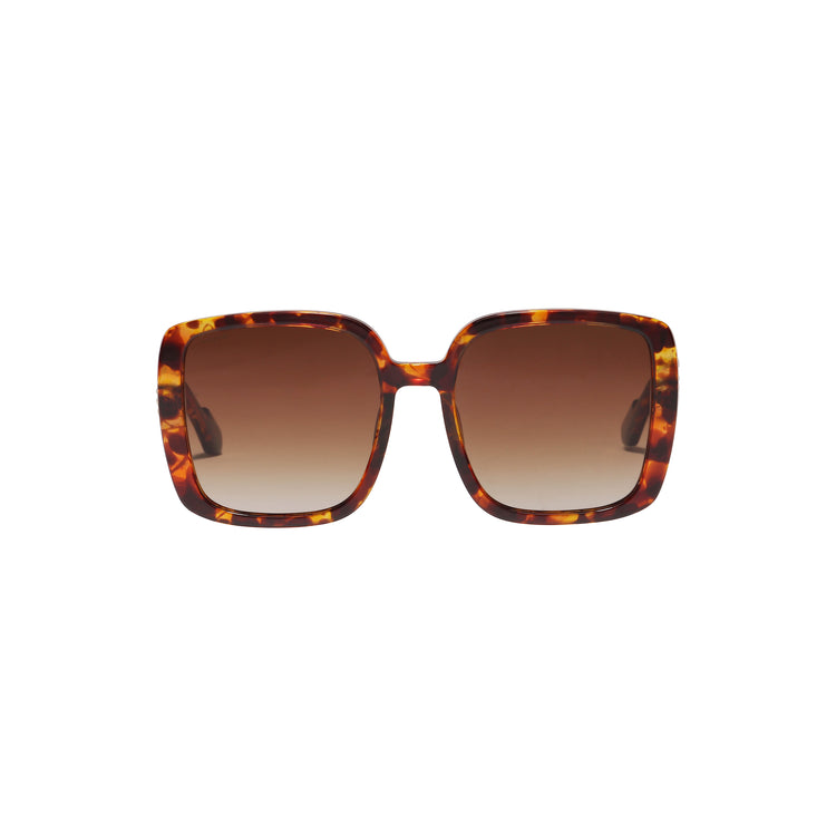 Pilgrim ALIET Sonnenbrille Schildpatt-Braun/Gold Online Outlet