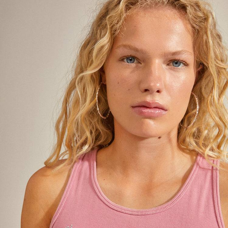 Pilgrim SUN recycelte Mega-Hoops versilbert Letzte 3 Tage