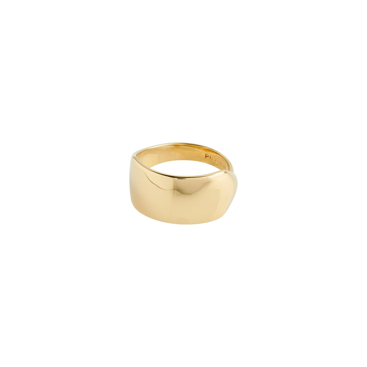 Pilgrim RENE recycelter Ring vergoldet