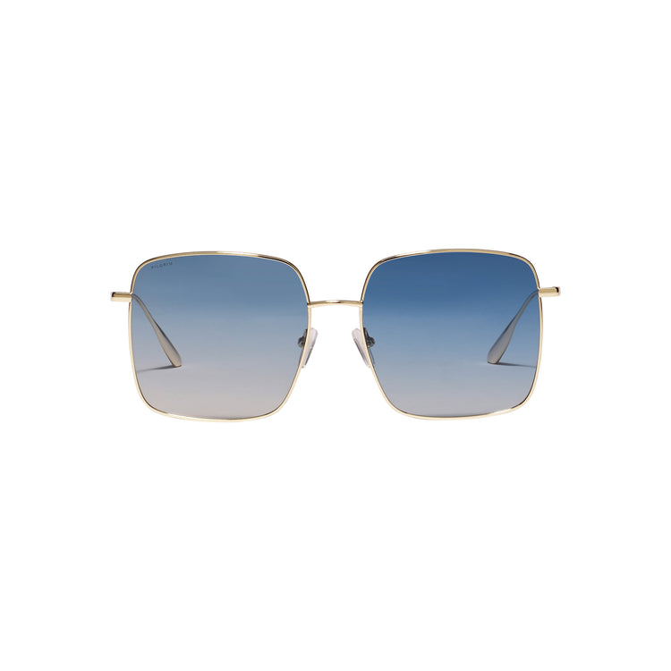 Pilgrim JONAN Sonnenbrille Blau/Gold 50% Rabatt für begrenzte Zeit