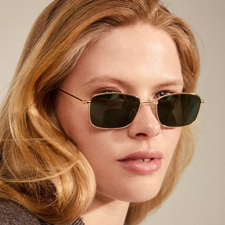 Pilgrim YEIDER Sonnenbrille Grün/Gold 2025