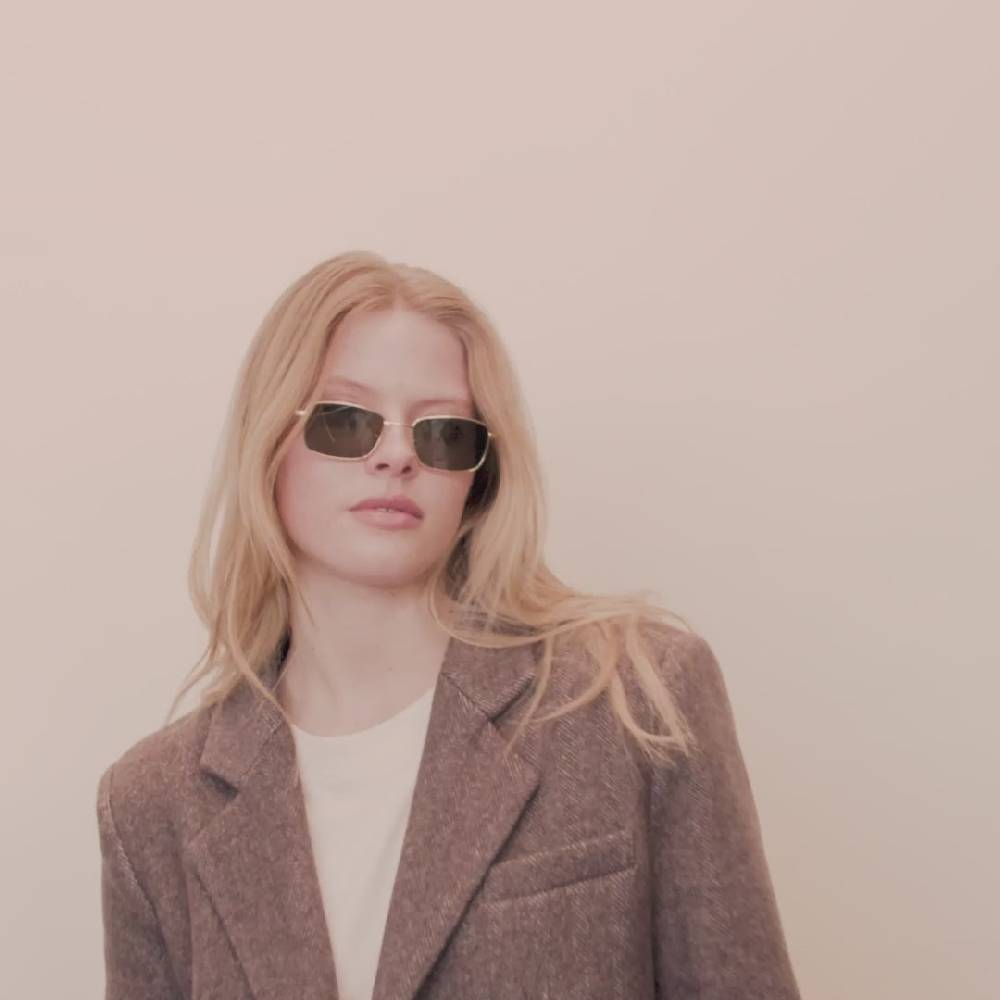 Pilgrim YEIDER Sonnenbrille Grün/Gold 2025