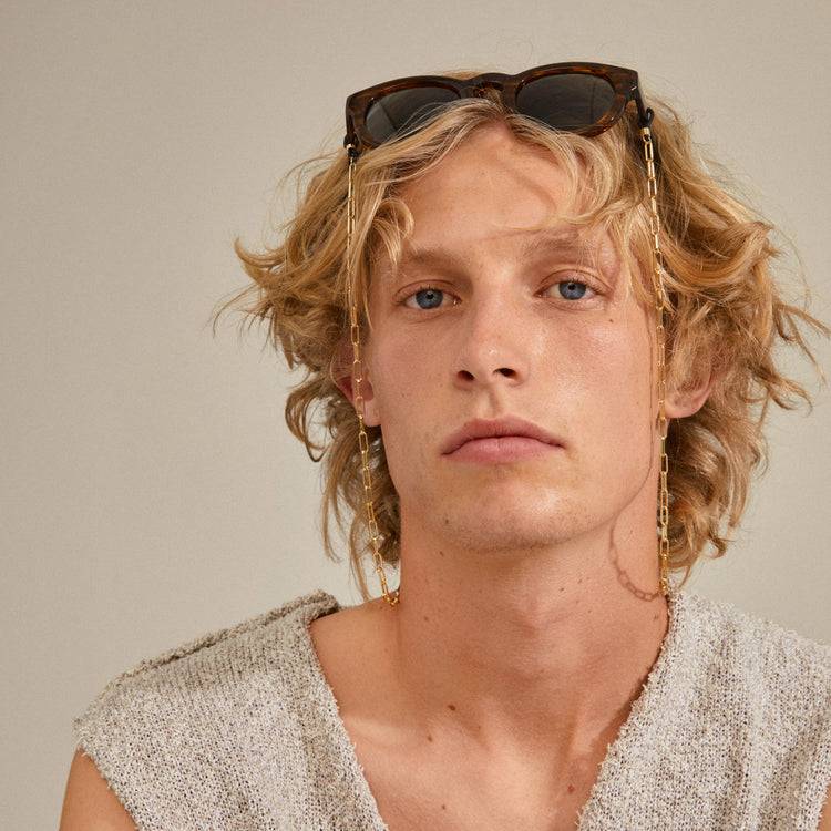 Pilgrim PAOLA recycelte Sonnenbrillenkette, vergoldete Outlet