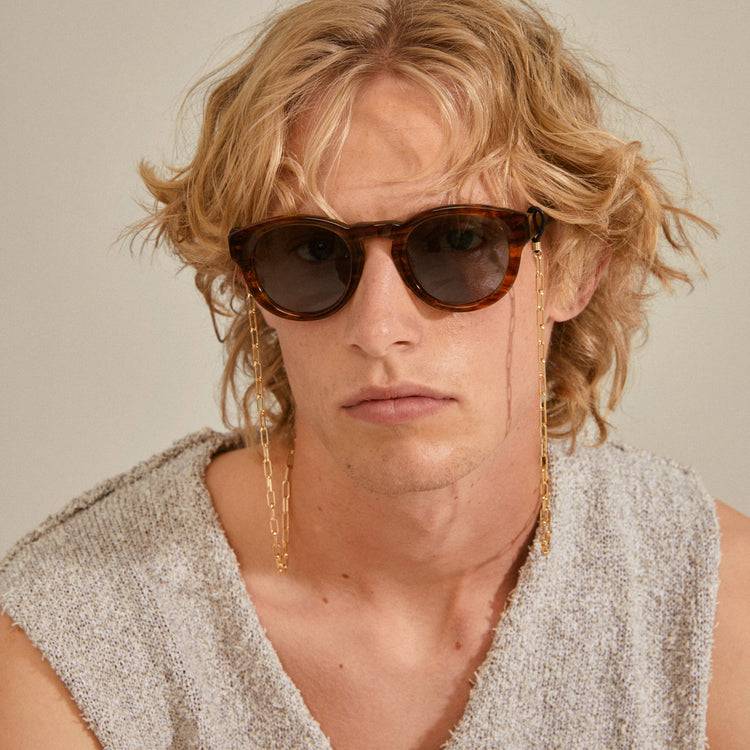 Pilgrim PAOLA recycelte Sonnenbrillenkette, vergoldete Outlet