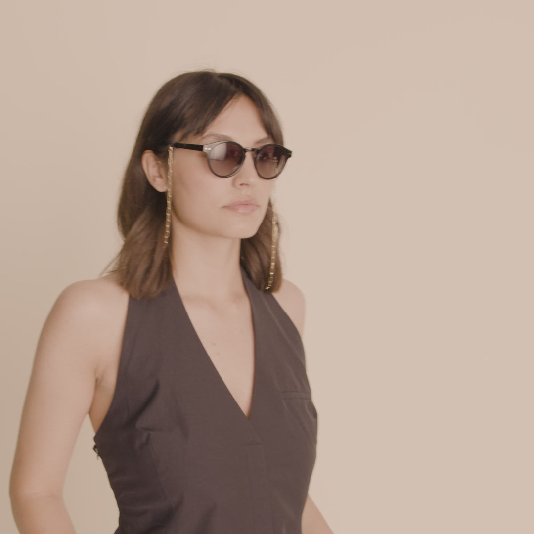 Pilgrim KYRIE Sonnenbrille Schwarz/Gold Hotsell