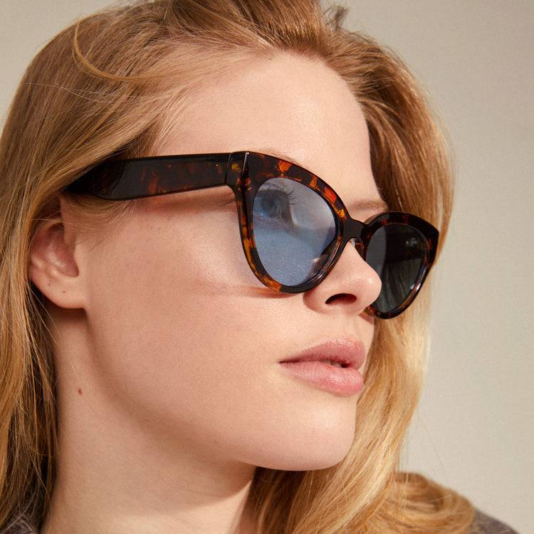 Pilgrim RAISA Recycelte Sonnenbrille Schildpatt-Braun Fabrikverkauf
