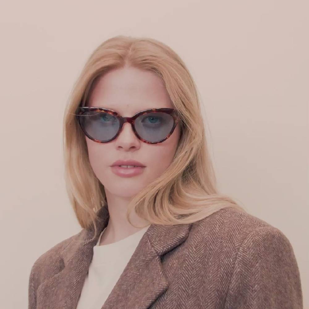 Pilgrim RAISA Recycelte Sonnenbrille Schildpatt-Braun Fabrikverkauf
