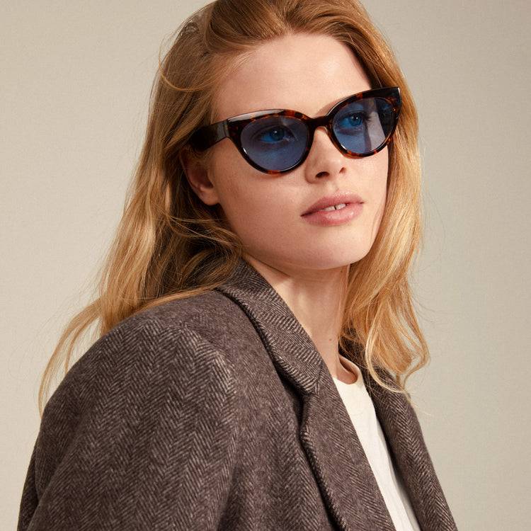 Pilgrim RAISA Recycelte Sonnenbrille Schildpatt-Braun Fabrikverkauf