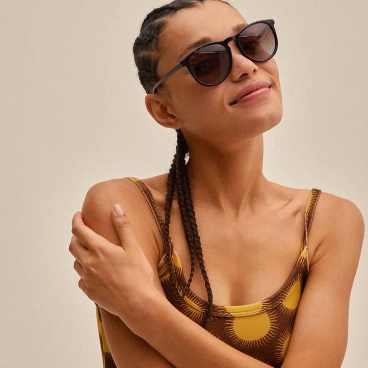 Pilgrim SAHARA Recycelte Sonnenbrille Schildpatt-Braun Meist gekauft