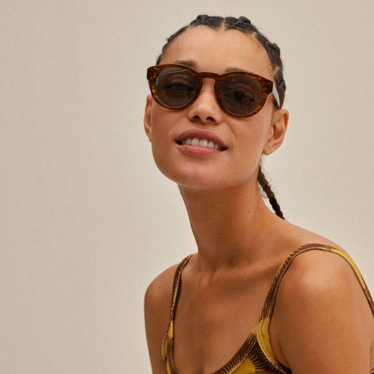 Pilgrim JANICA Recycelte Sonnenbrille Schildpatt-Braun Limitierter Zeitrabatt