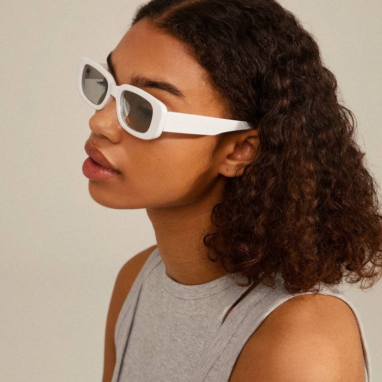 Pilgrim YANSEL Recycelte Sonnenbrille Weiß Günstig kaufen