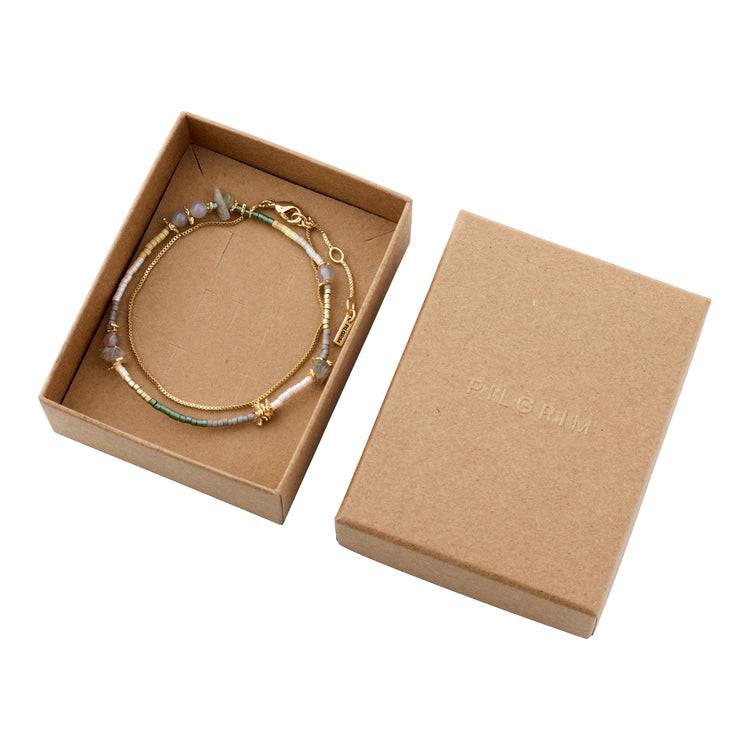 Pilgrim PIXIE Geschenkset, Armband 2-in-1-Set, vergoldet Flash Sale
