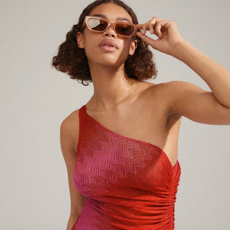 Pilgrim ORIANA Sonnenbrille hellbraun Sonderangebot der Fabrik
