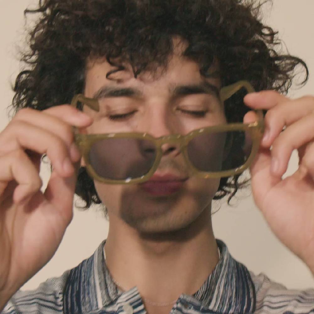 Pilgrim ELETTRA ikonische Retro-Sonnenbrille kristallgrün Nur noch ein Tag übrig