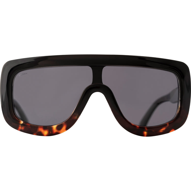 Pilgrim FIDELIA oversized Shield-Sonnenbrille, Schildpatt dunkel Exklusive Angebote