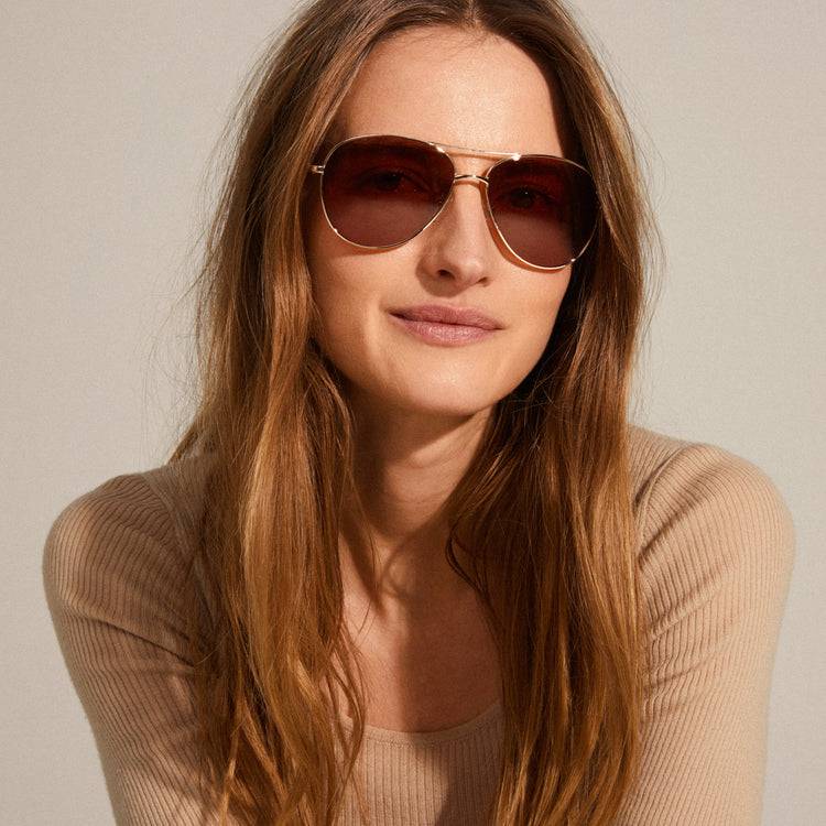 Pilgrim NANI Sonnenbrille Orange/Gold Blitzangebot