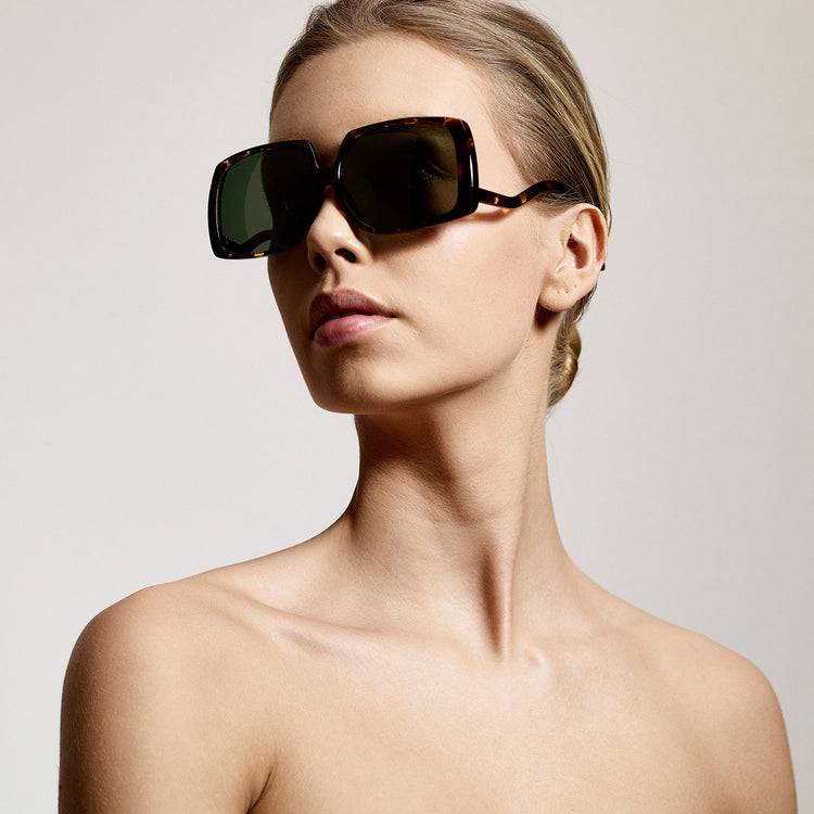 Pilgrim ELLEN oversized Retro-Sonnenbrille, Schildpatt Bestseller