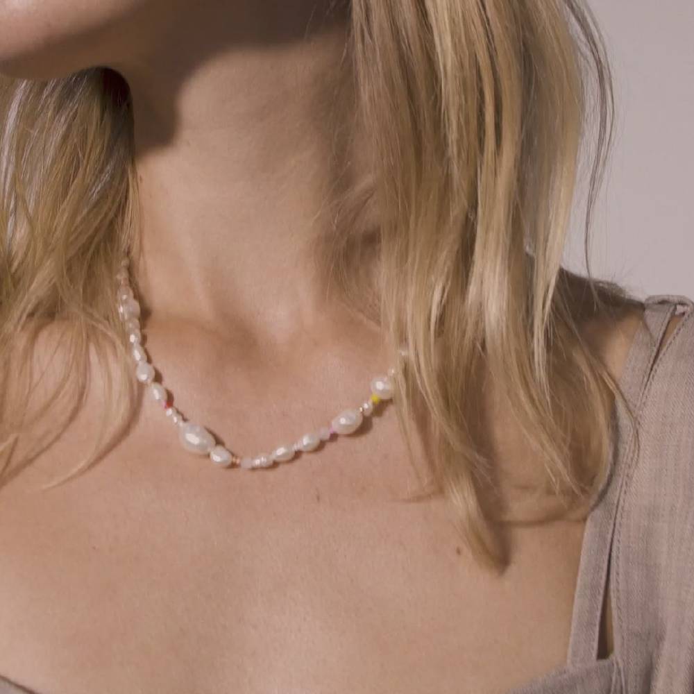 Pilgrim RAMONA freshwater pearl necklace gold-plated Kauf eins, bekomm eins gratis